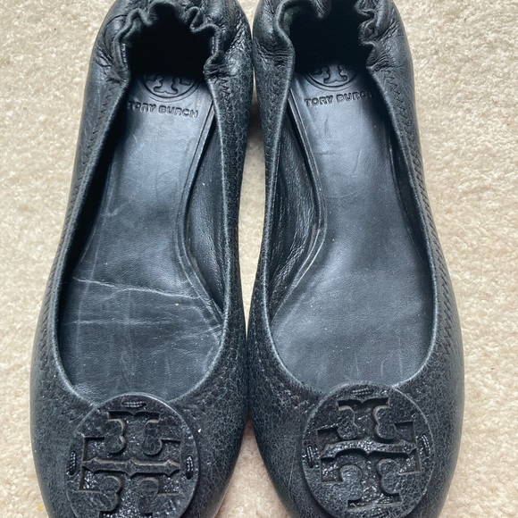 Womans TORY BURCH Minnie Travel Ballet Black Size 8 - Picture 12 of 16